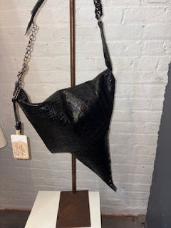 Black Tri-Angle w/Ateliers Handbag