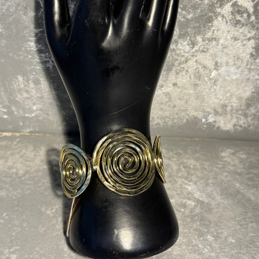Gold Spiral Braclet