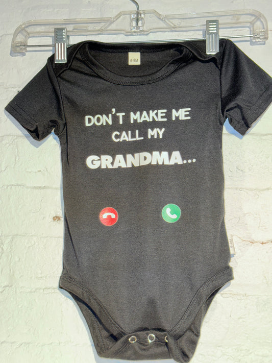 Call My Grandma Onesie