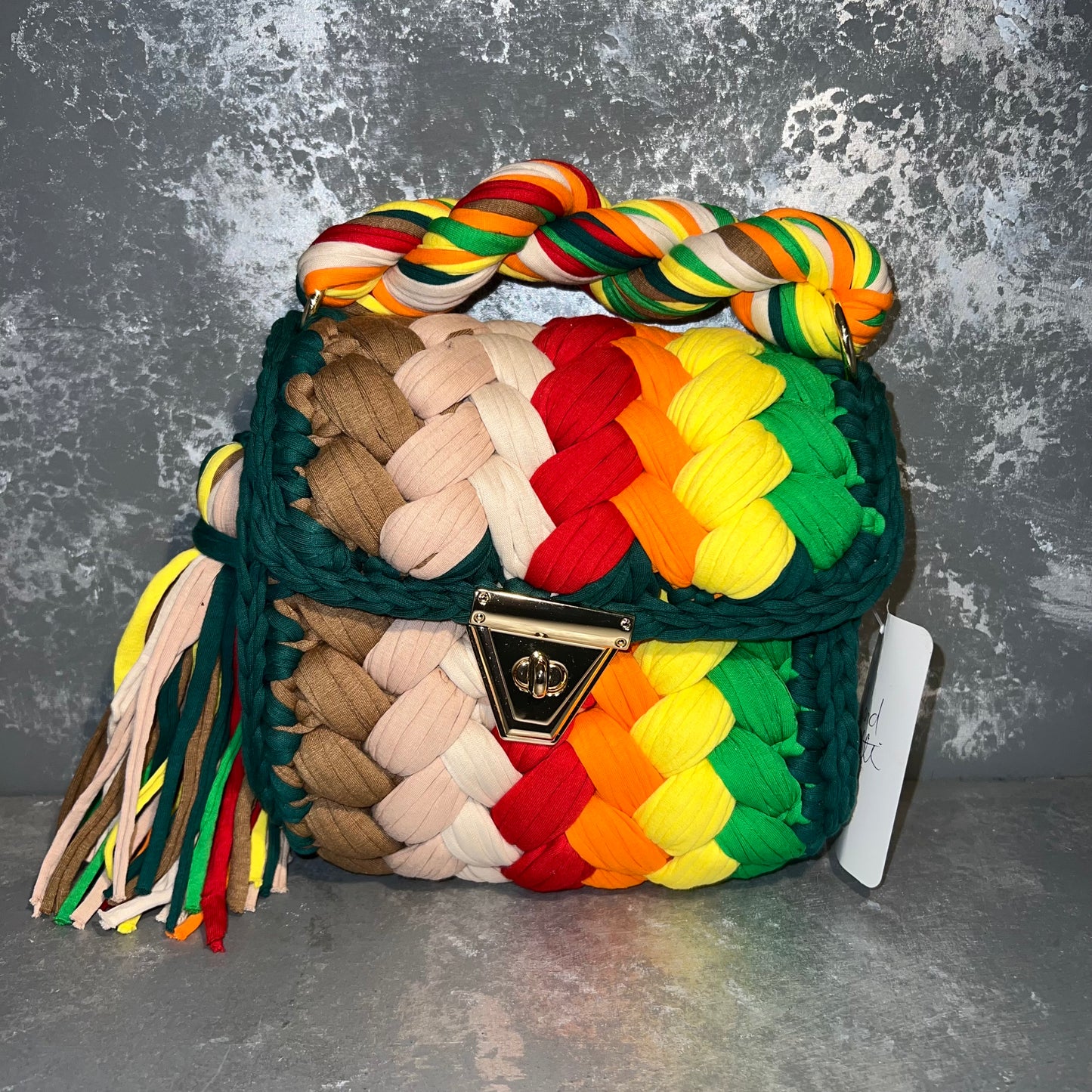 Island Multi Color Knit Bag