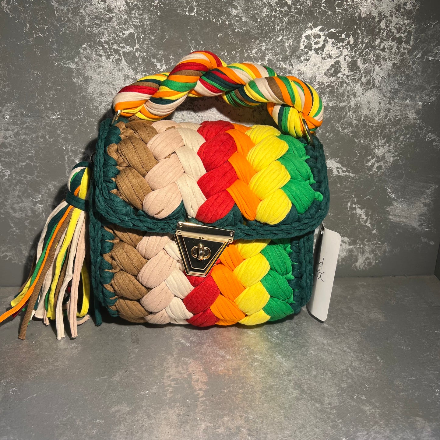 Island Multi Color Knit Bag