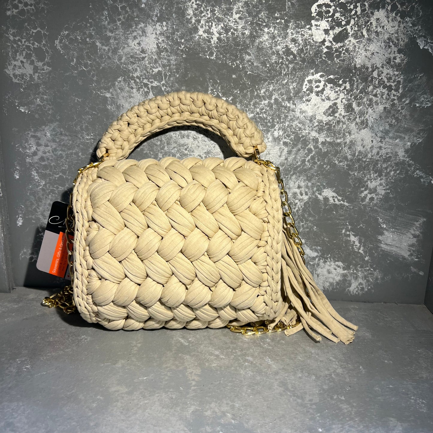 Natural Knit Bag