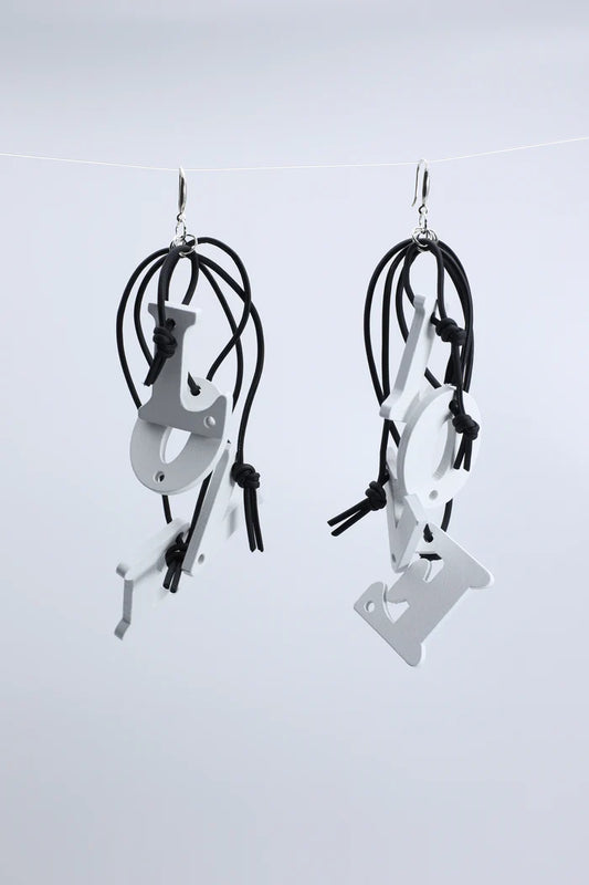 Love Loudly Leatherette Earrings
