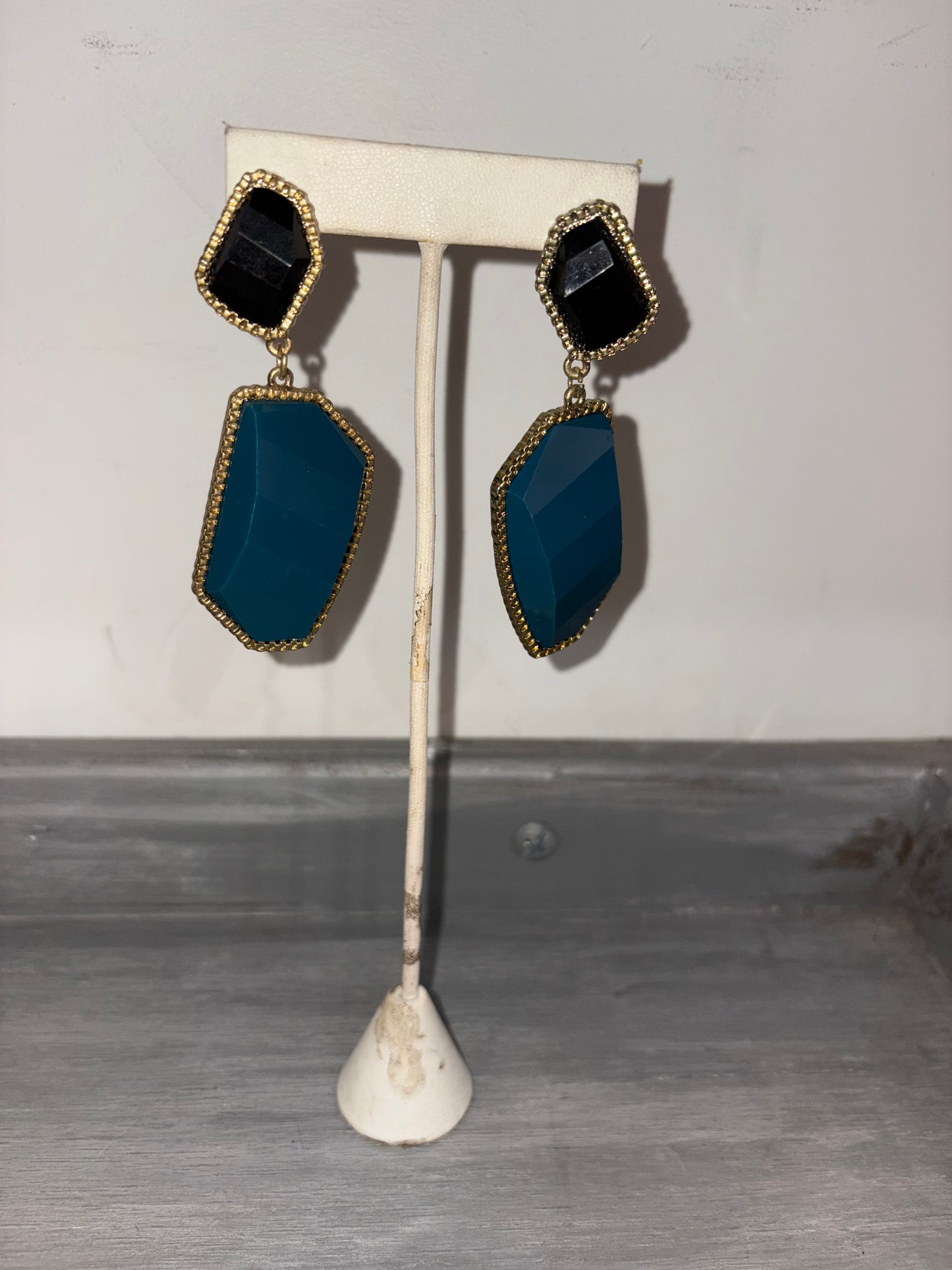 Double Gem Earrings