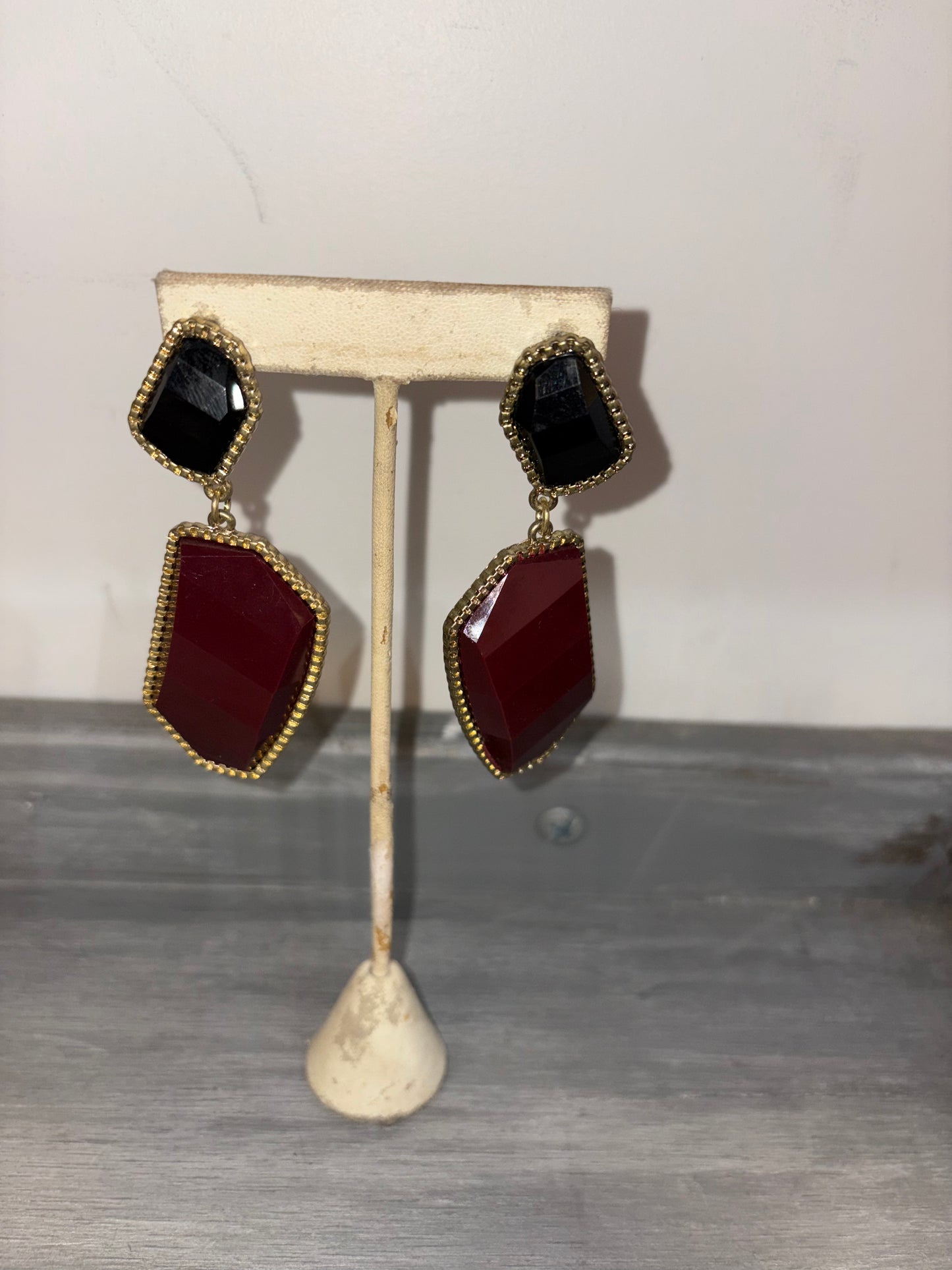 Double Gem Earrings