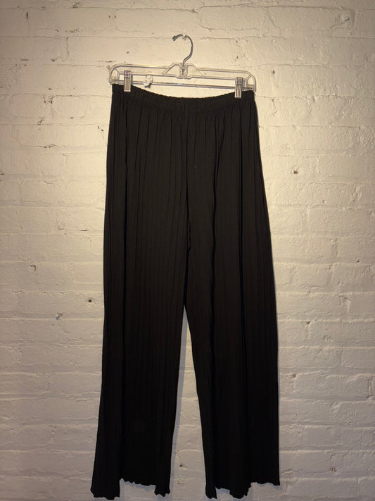 Black Pleated Pants