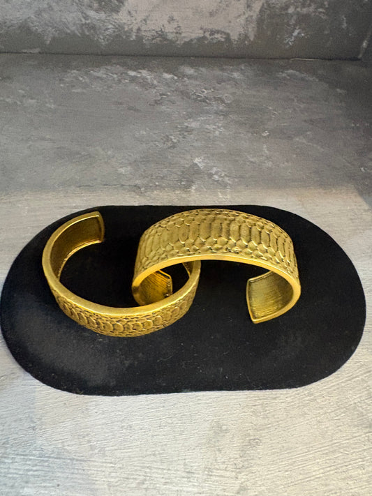 Gold Slim Cuffs