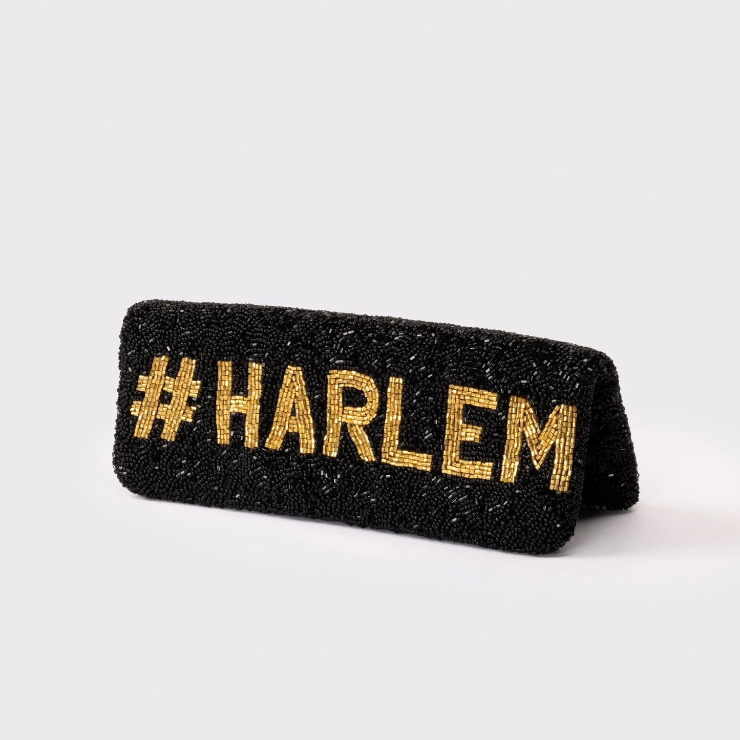 #Harlem Signature Hand-Beaded Evening Clutch