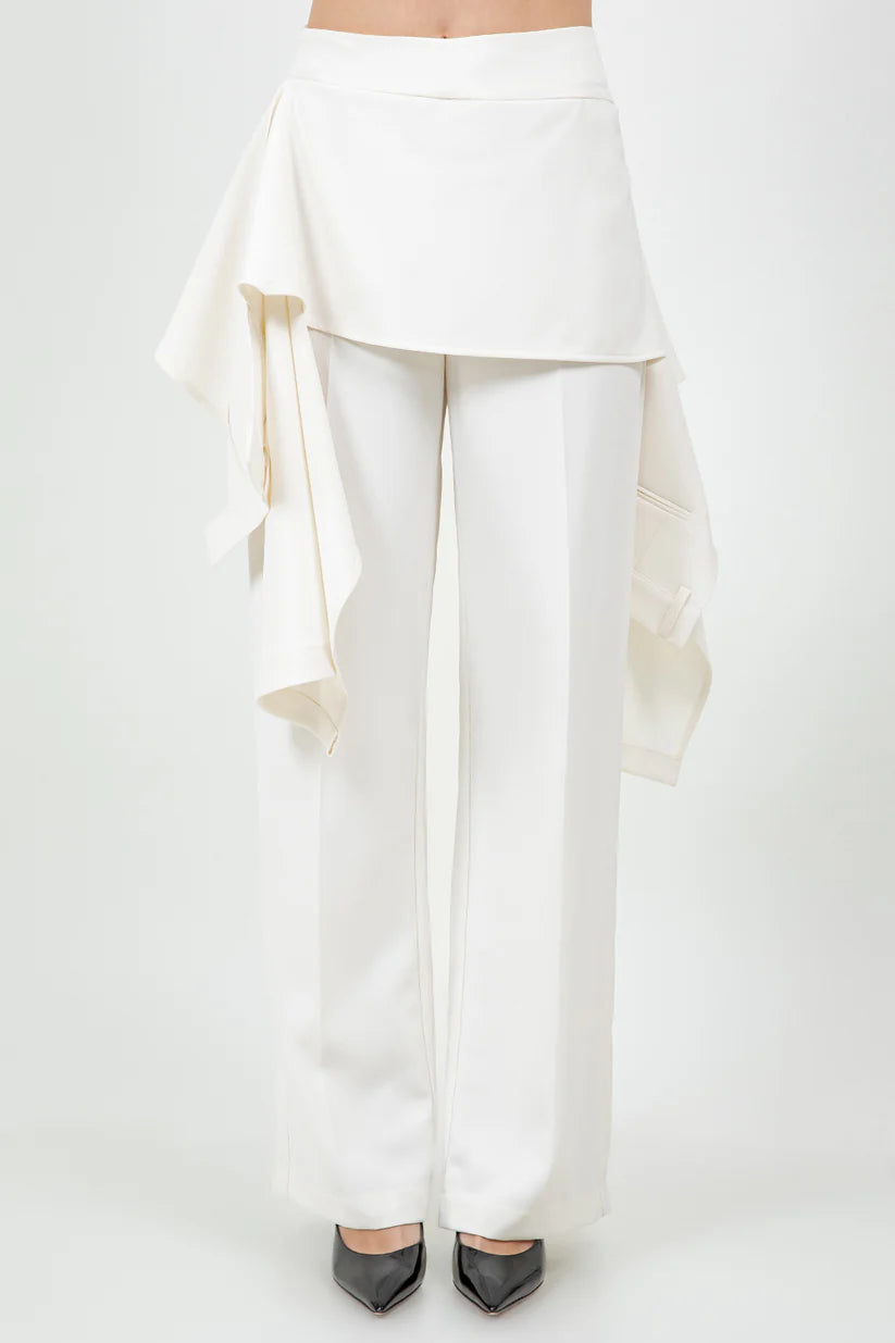 Double Layer Skirt Pants