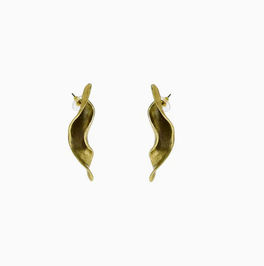 Twisted Leaf Earrings