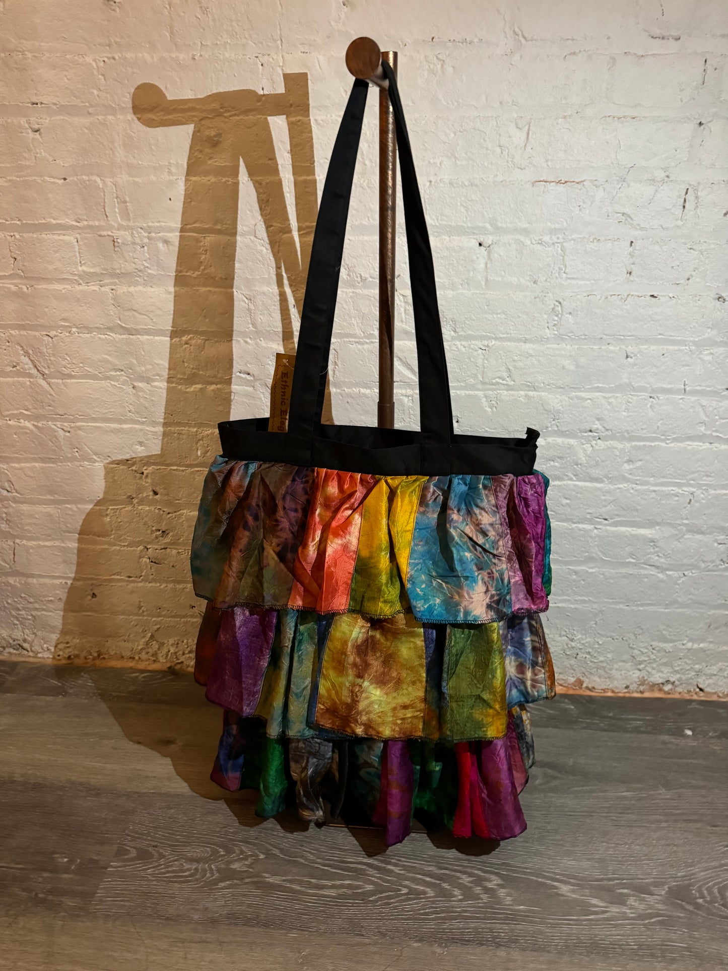 Handmade Ruffle Patch Skirt Bag