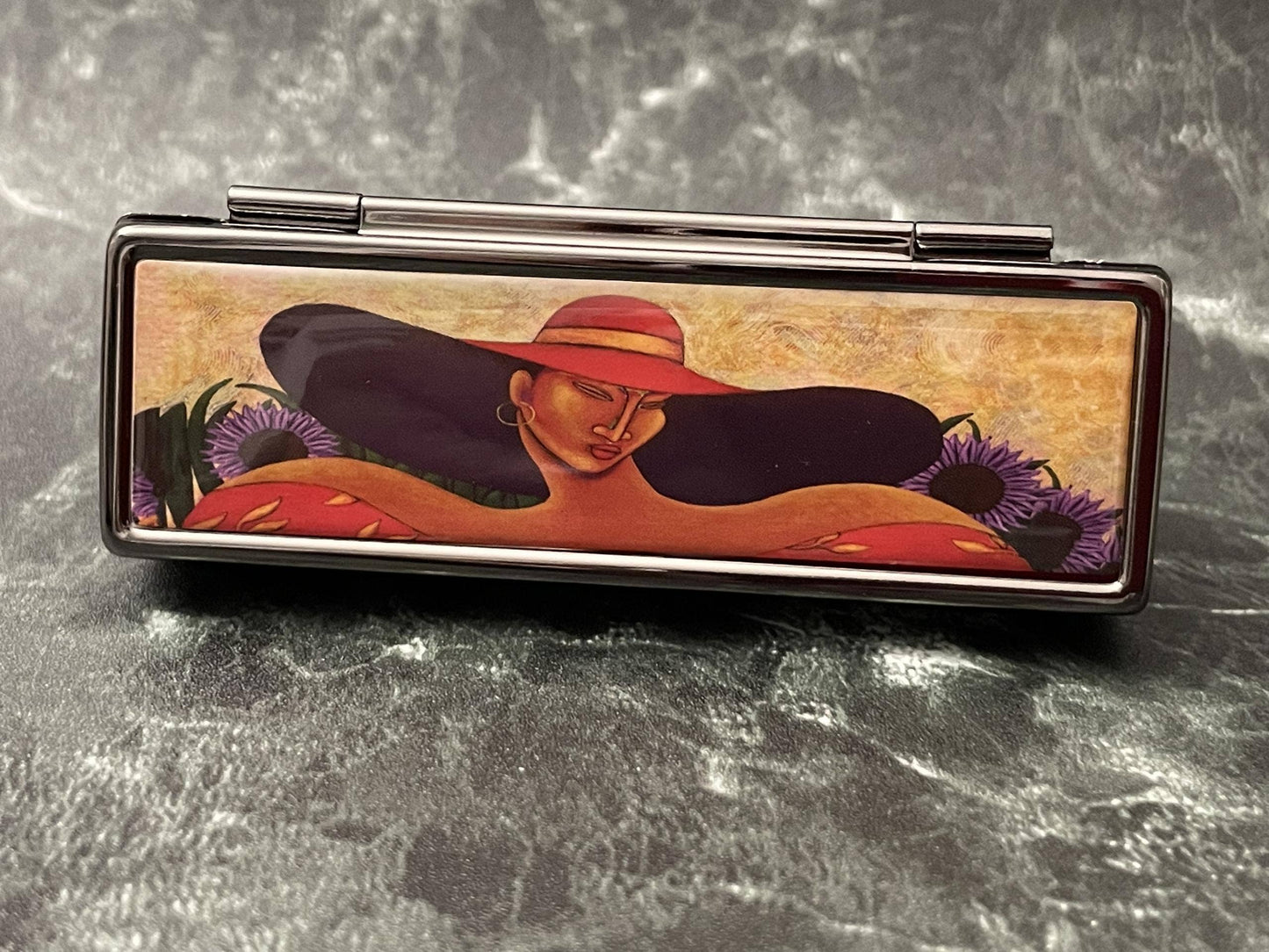 Lipstick Mirror Case Spring