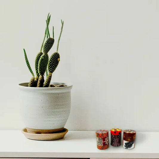 Hand-Painted Votive Candles