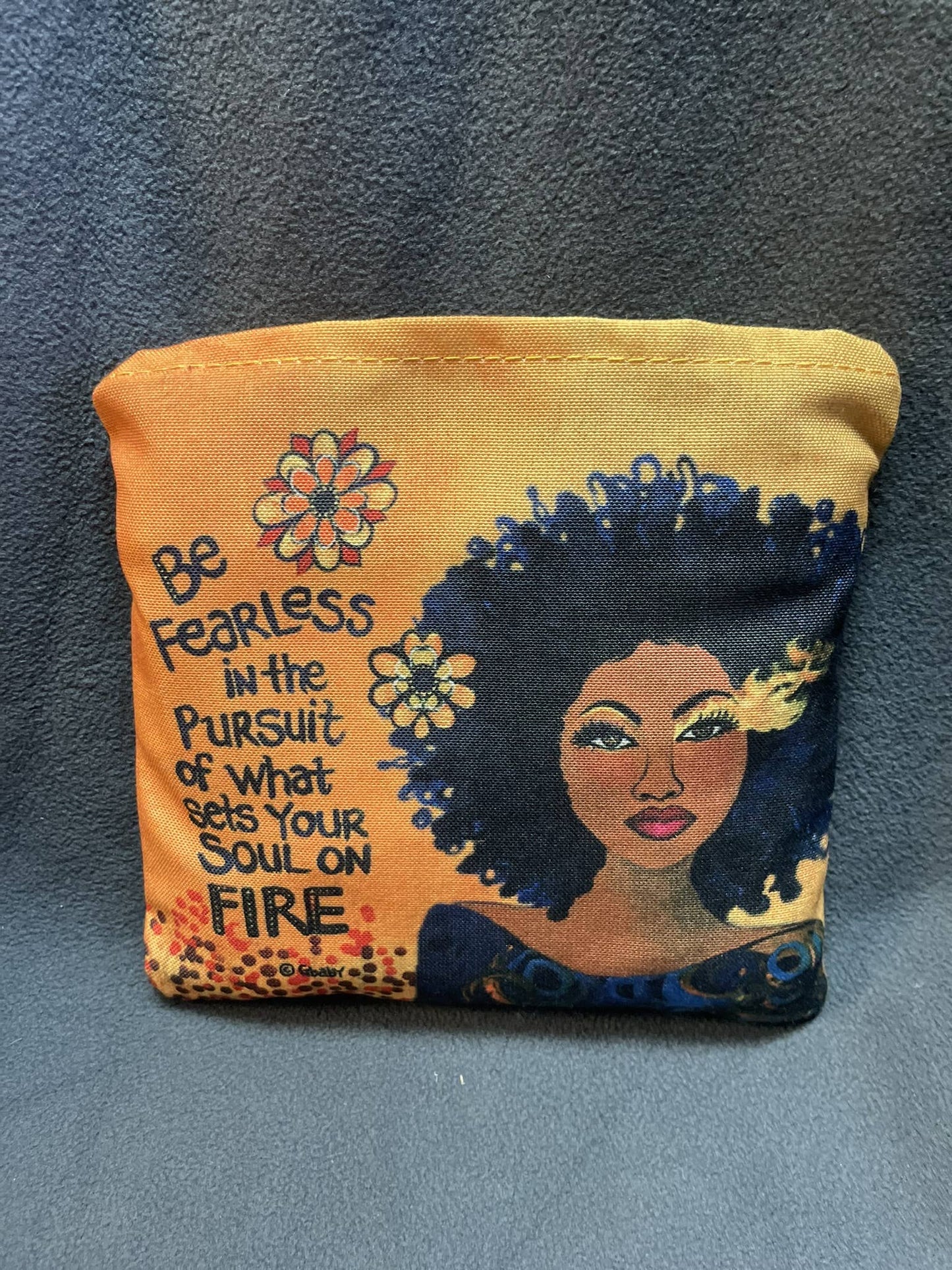 Soul on Fire Folded Canvas Shopping Bag