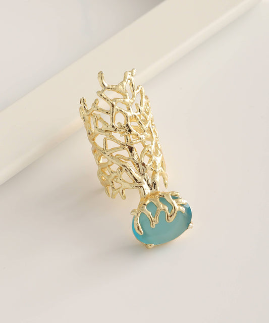 Abstract Stone Ring