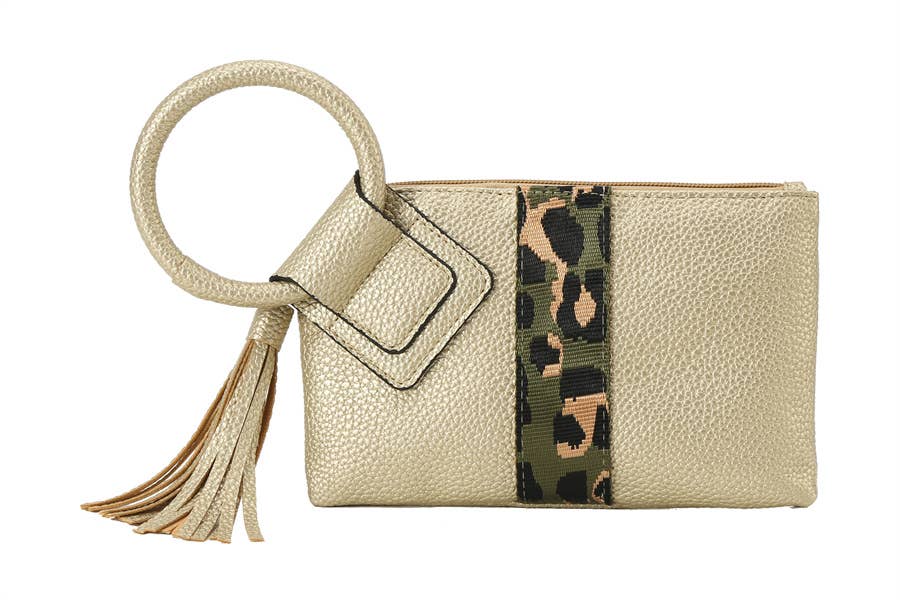Animal Print Wristlet Wallet Bag
