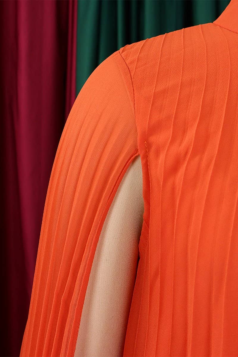 PULLOVER CAPE SHORT DRESS