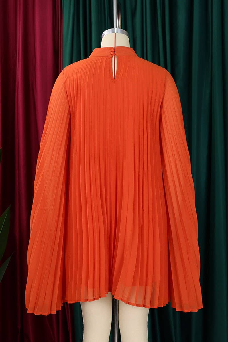 PULLOVER CAPE SHORT DRESS