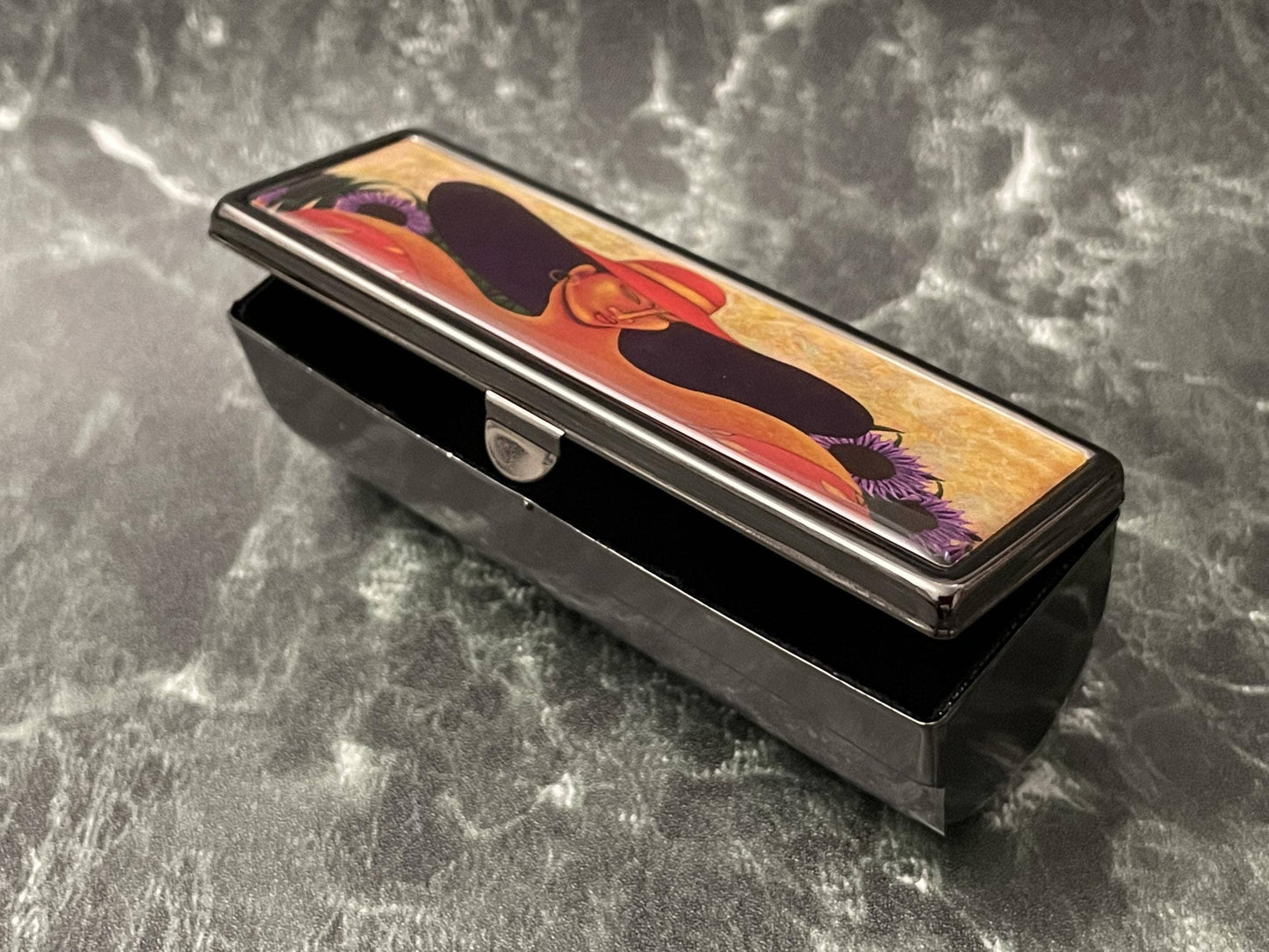 Lipstick Mirror Case Spring