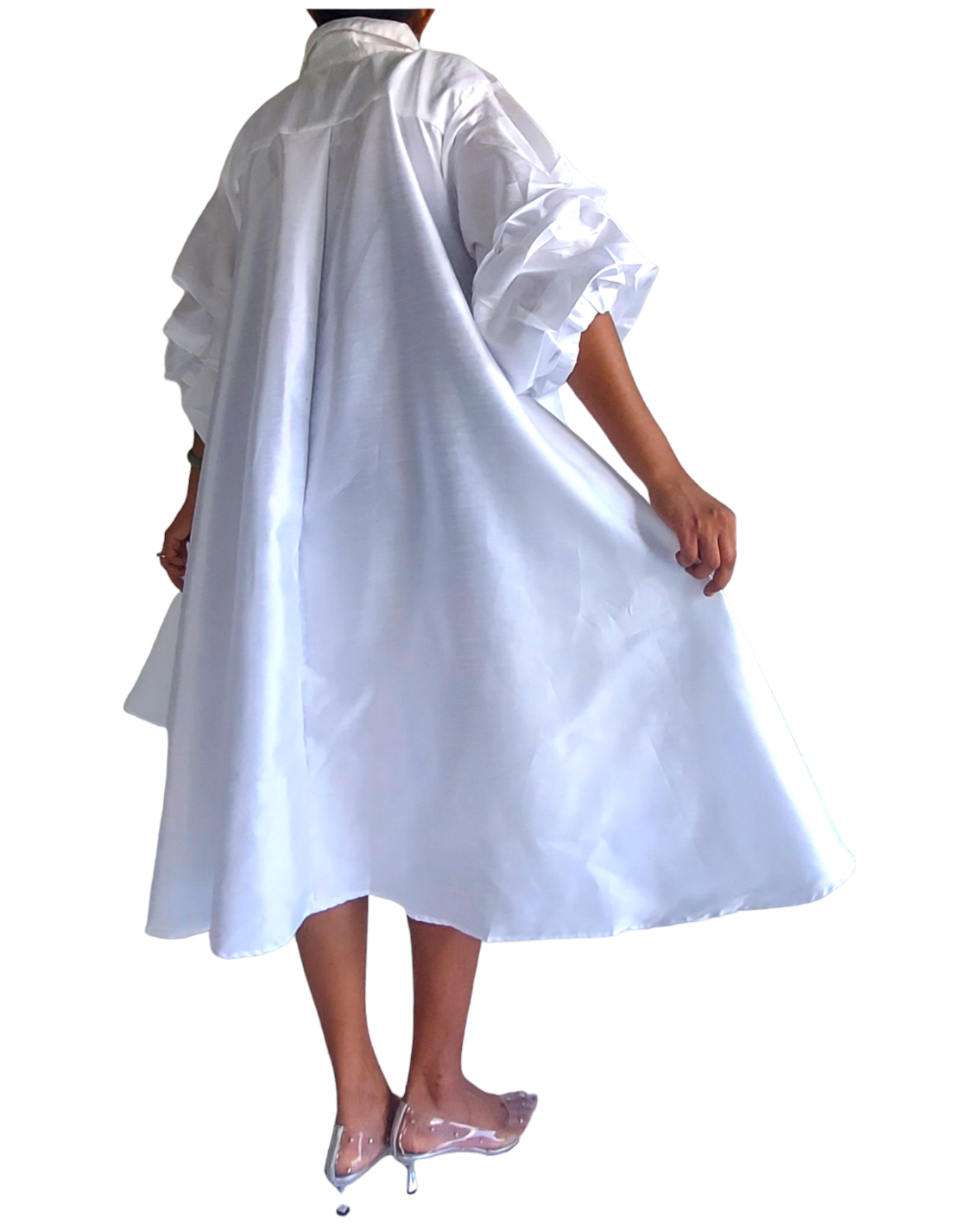 Swing Dress-White