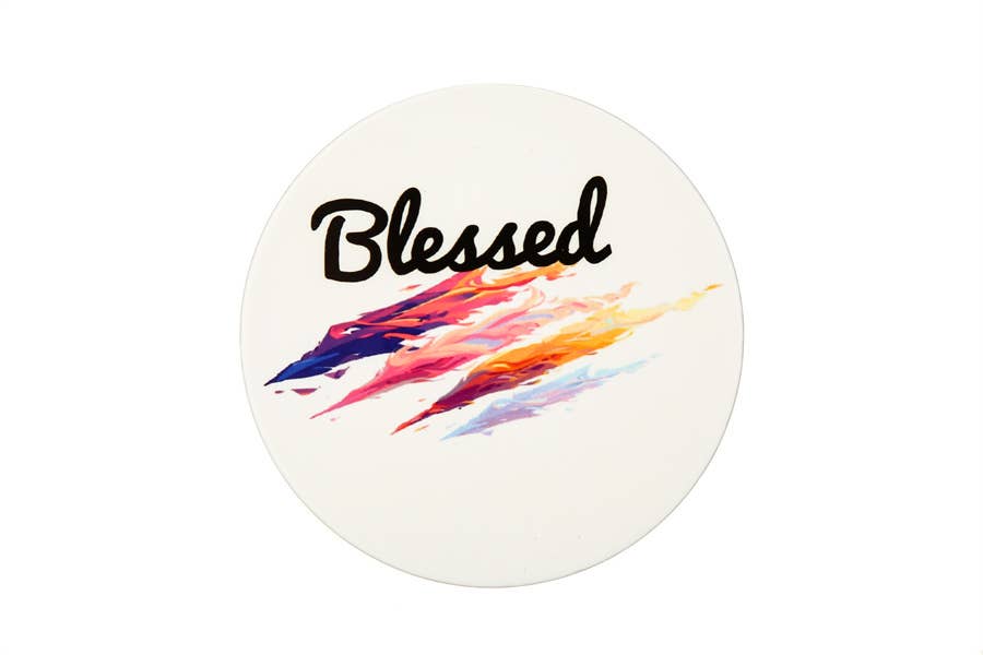 Blessed Themed Printed Coaster