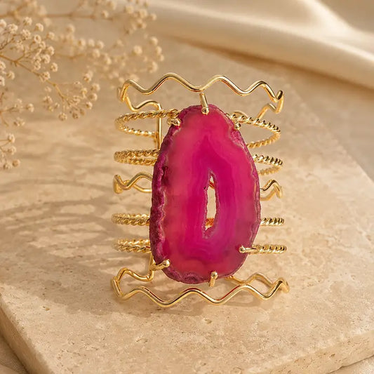 Pink Agate Bracelet