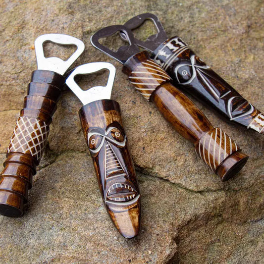 Tiki Blend Hand-Carved Bottle Opener