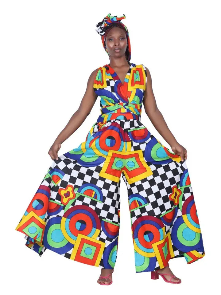 African Halter Palazzo