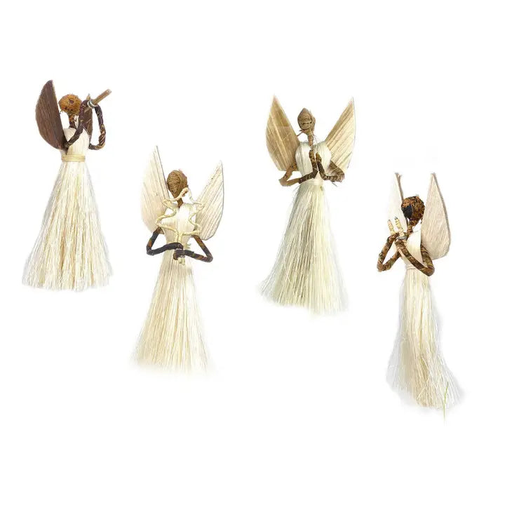 Sisal Floating Angel Ornaments