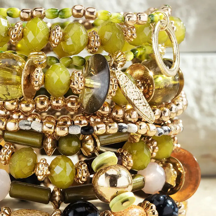 Multi-Layered Beaded Bracelet