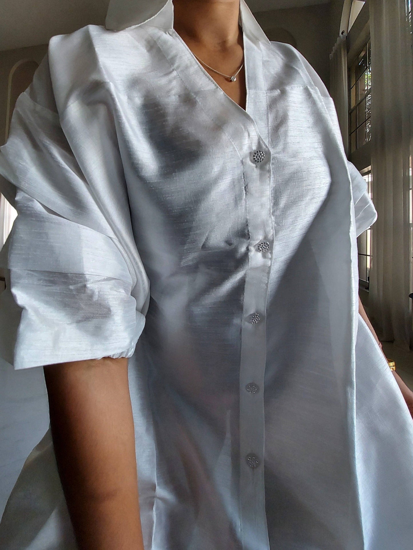 Swing Dress-White