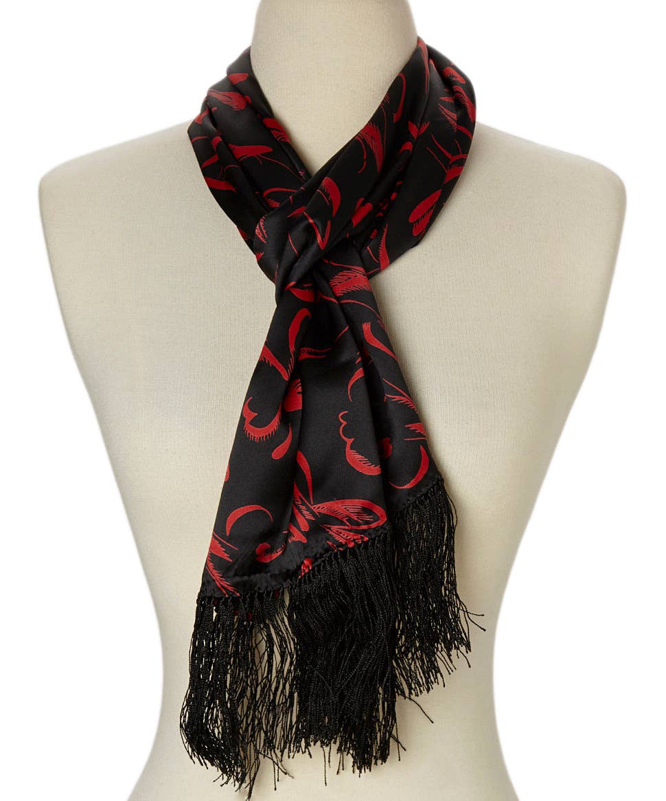 Silk Abstract Scarf