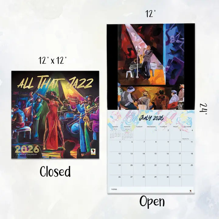 2026 All That Jazz Calendar