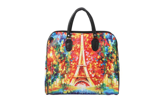 Glittery Night in Paris Weekender Bag