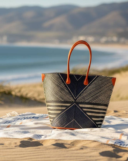 Raffia Straw Tote Bag