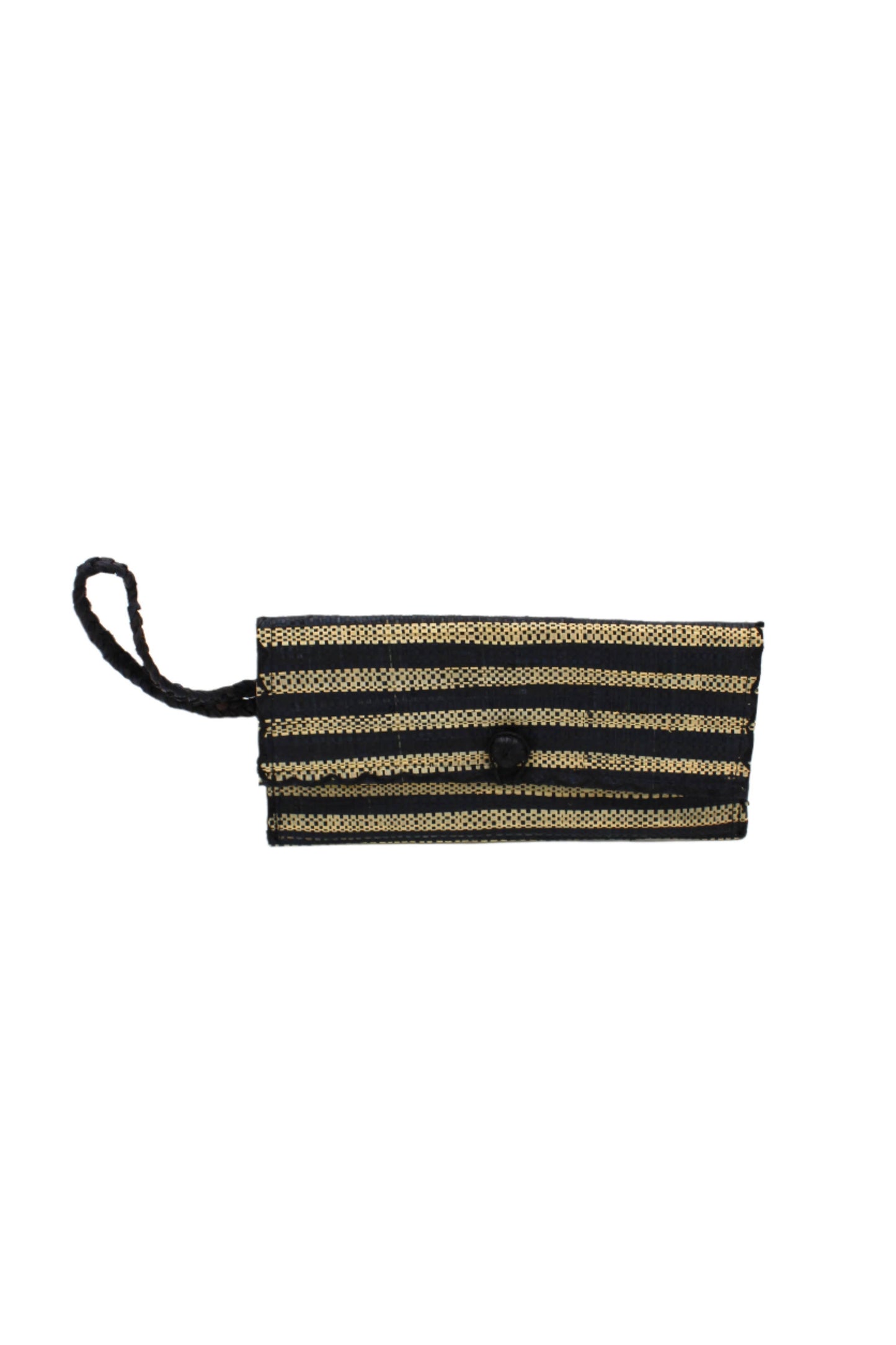 Straw Envelope Clutch Wristlet Bag