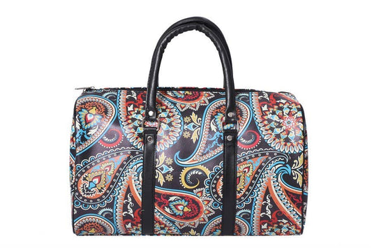 Ladies Printed Designed Carry On Top Handle Bag