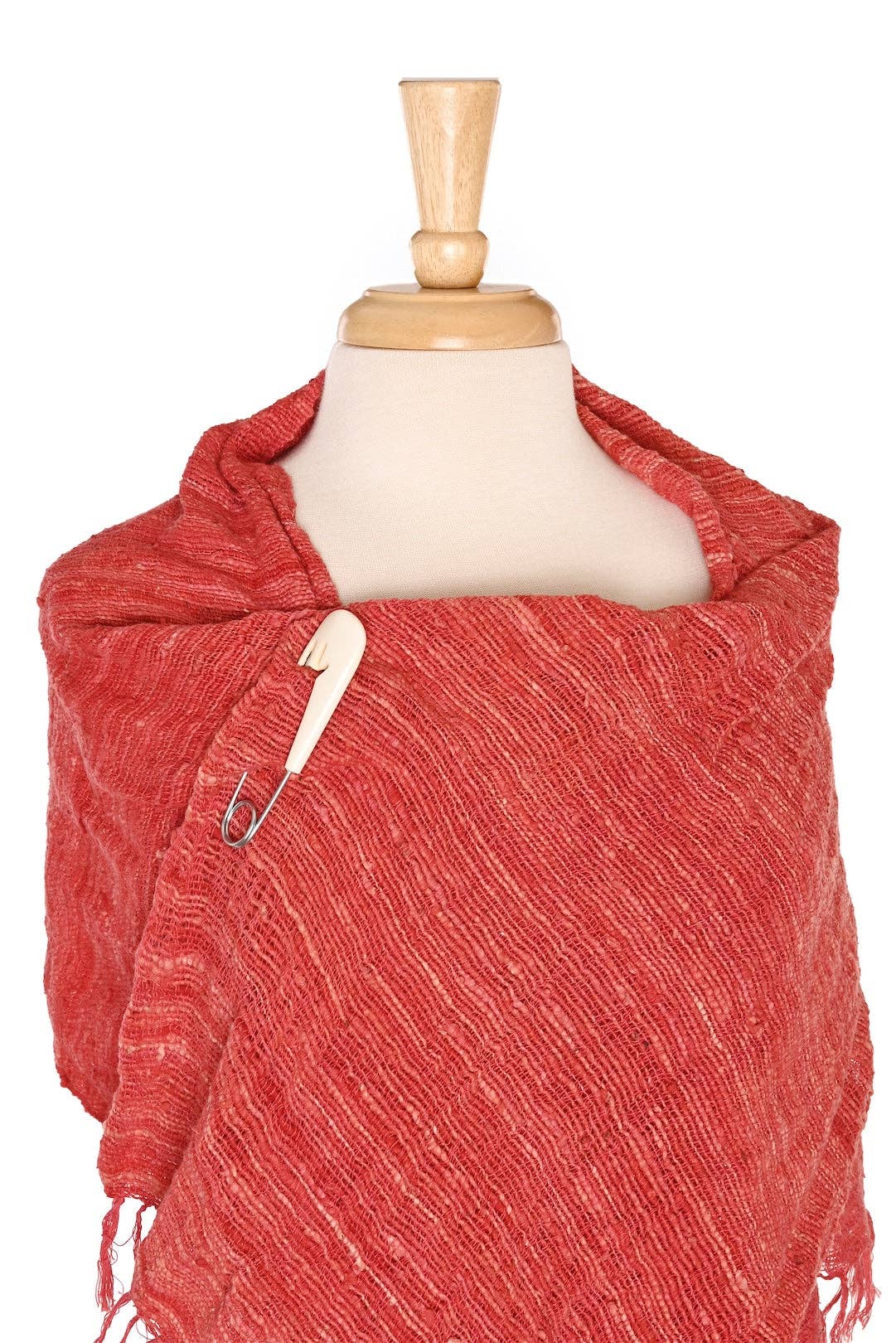 Natural Bone Shawl Pin