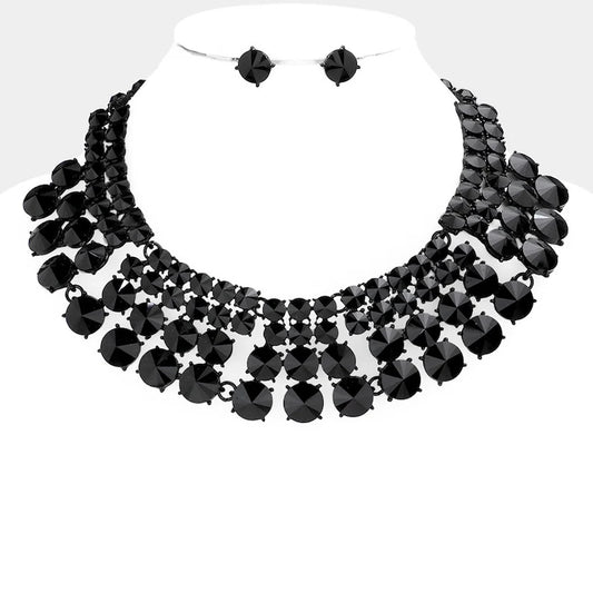 Starlight Elegance Statement Necklace Set