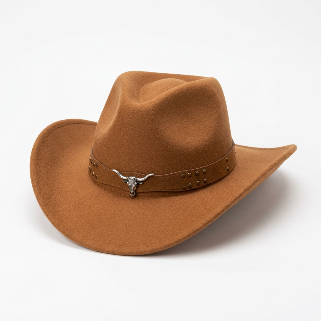 Polished cowboy hat-only product image