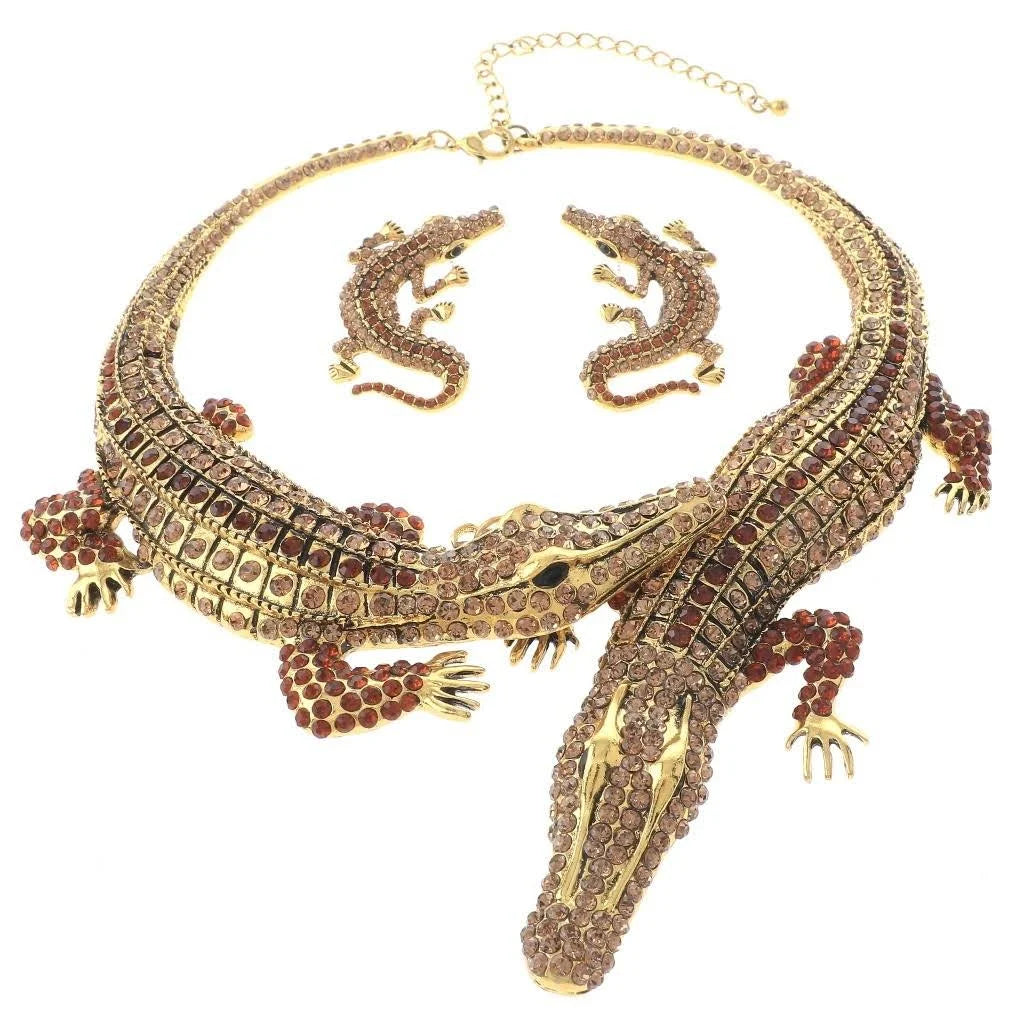 Glacial Gator Crystal Ensemble