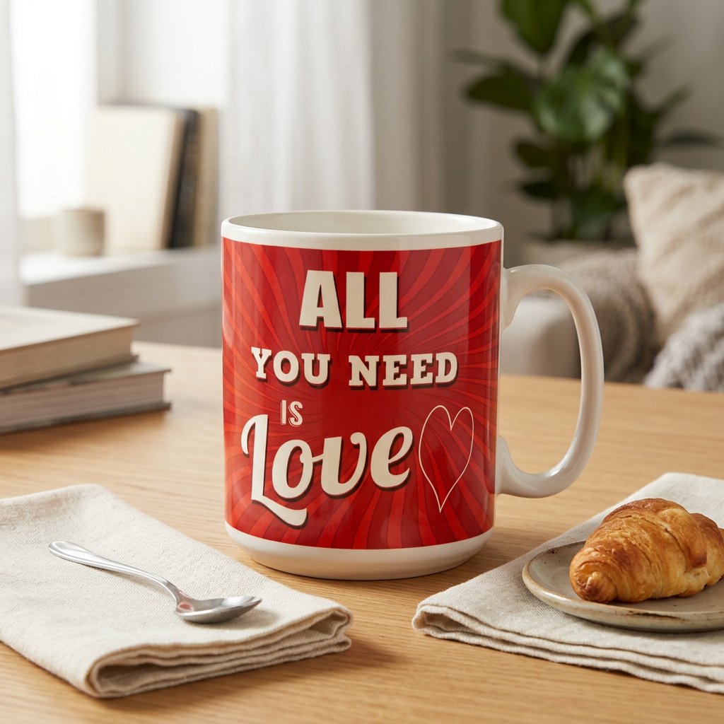 Your mug in a cozy morning lifestyle setting